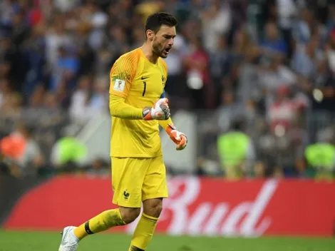 Lamela felicitó a Lloris, su compañero en Tottenham