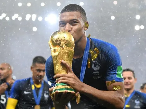 Video: la locura de Mbappé en el vestuario de Francia
