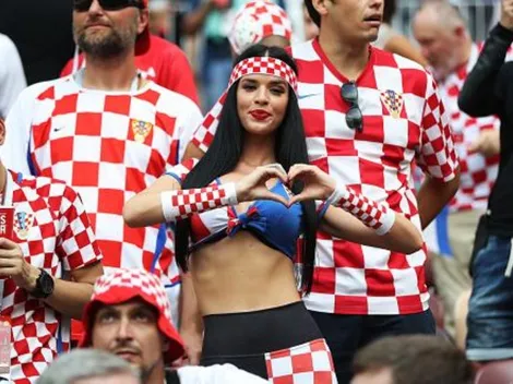 Se está robando las miradas: una croata, la novia de la final del Mundial