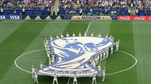 LA OBSESIÓN DE TODOS. El símbolo de la copa del mundo en la final del Mundial de Rusia 2018 (Foto: Getty).