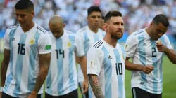 Argentina tras la eliminación ante Francia.