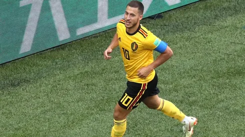 EL DIEZ. Sobre el final, Hazard apareció para el 2-0 de Bélgica sobre Inglaterra (Foto: Getty).