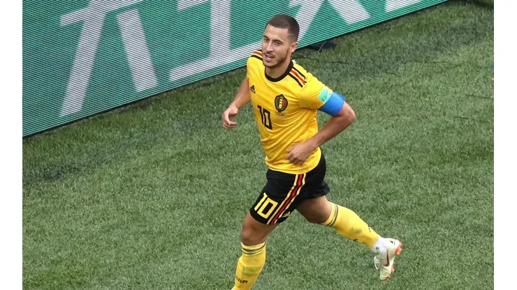 EL DIEZ. Sobre el final, Hazard apareció para el 2-0 de Bélgica sobre Inglaterra (Foto: Getty).