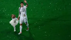 James Rodríguez compartió un video de su hija Salomé jugando al fútbol.