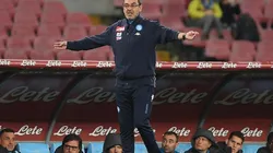 Maurizio Sarri dio forma a un Napoli que jugó como pocos en Europa.