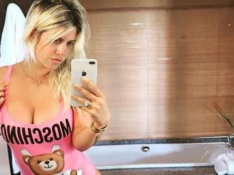 Que sigan hablando: Wanda clavó un escote enorme y subió fotito a Instagram