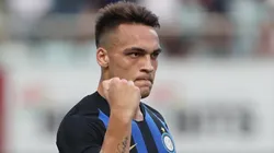 ¿EL PRIMERO DE MUCHOS? Lautaro Martínez celebró su primer gol con los colores del Inter.