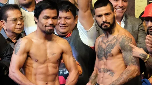 Foto de los dos boxeadores