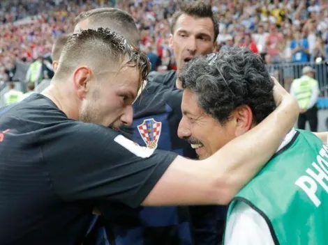 Rakitic nombró al fotógrafo salvadoreño como "un croata más"