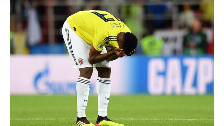 Foto de Yerry Mina, jugador de la Selección Colombia.