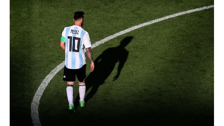 Foto de Lionel Messi, jugador de la Selección Argentina.