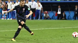 Rakitic patea el penal definitivo para Croacia ante Rusia.