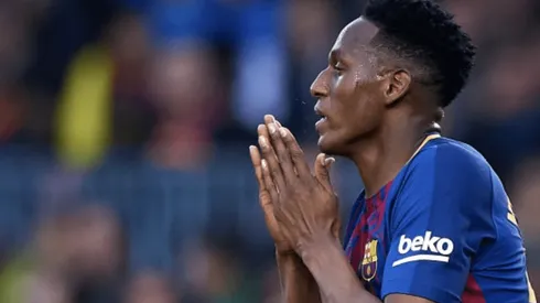 DURO SUEÑO. Yerry Mina cumplió una meta yendo a Barcelona, pero también sufrió el sueño cumplido.