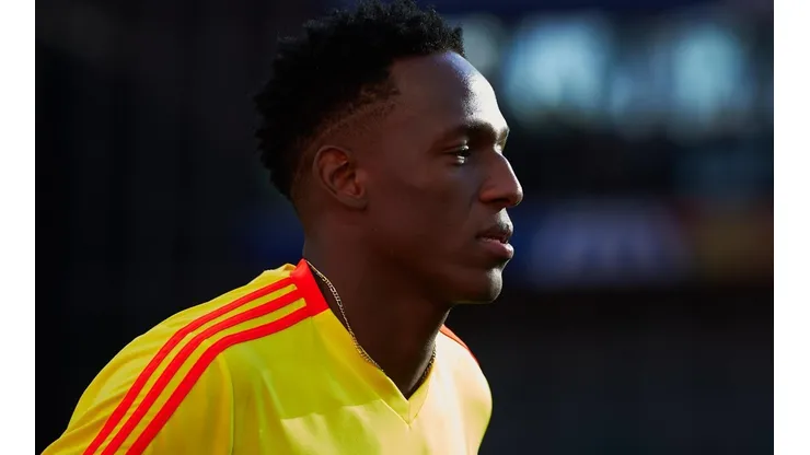 FUTURO INDEFINIDO. Yerry Mina durante el Mundial de Rusia 2018 con la Selección Colombia (Foto: Getty).