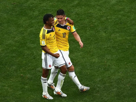 El saludo de Cuadrado para James en su cumpleaños