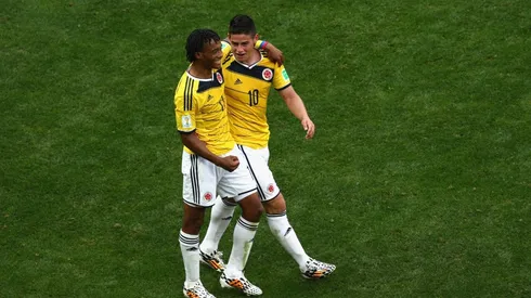 El saludo de Cuadrado a James por su cumpleaños. (Foto: Getty)