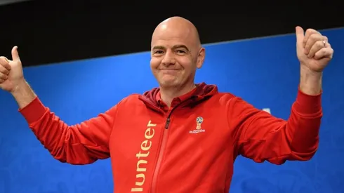 ¿TU CREES? Infantino le tomó cariño a su primer Mundial al frente de la FIFA.