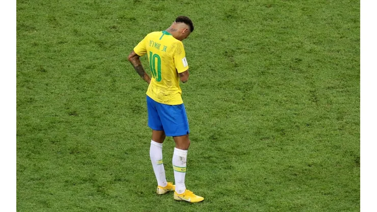Foto de Neymar, jugador de la Selección de Brasil.