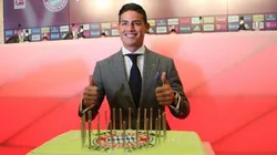 James Rodríguez cumple 27 años y como ya es costumbre el Bayern Múnich lo agasajó.