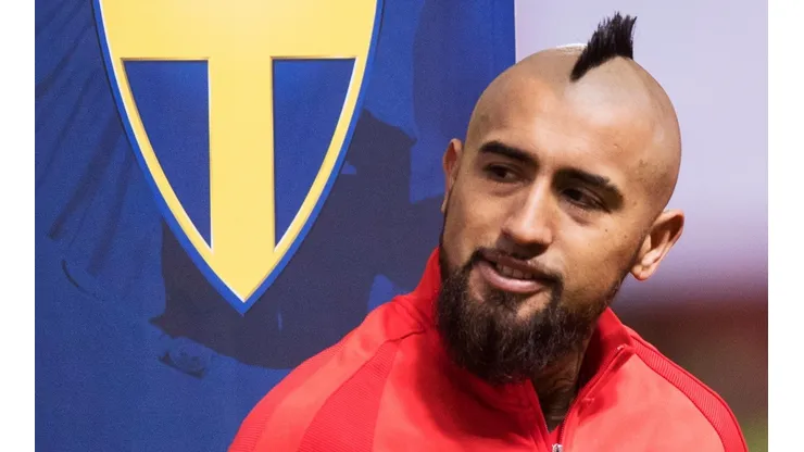 Foto de Arturo Vidal, jugador de la Selección de Chile.