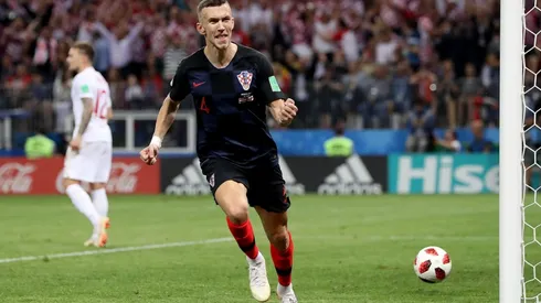 Ivan Perišić estampa el 1 a 1 para Croacia ante Inglaterra