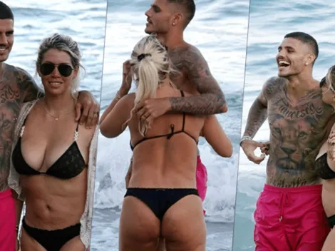 Wanda Nara es normal: las fotos sin photoshop en la playa con Icardi