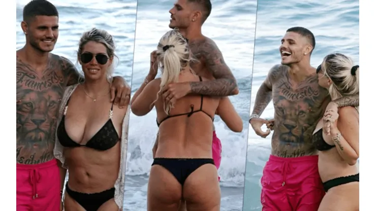 Foto de Wanda Nara con Mauro Icardi.