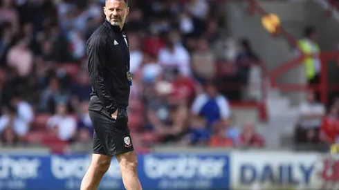 Giggs en un entrenamiento