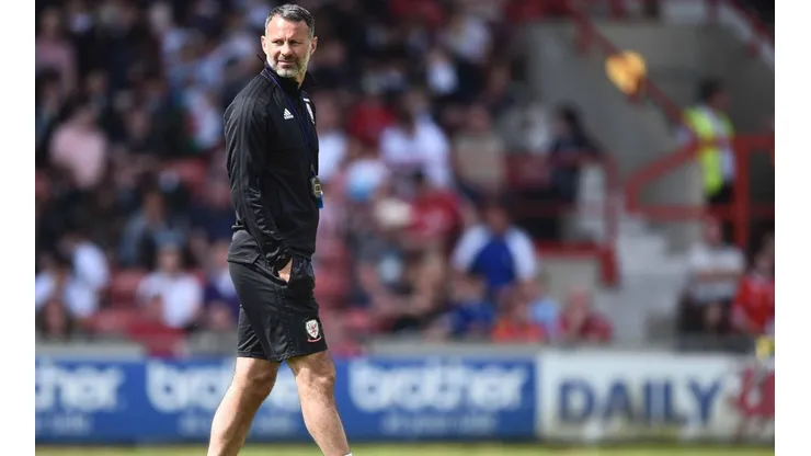 Giggs en un entrenamiento