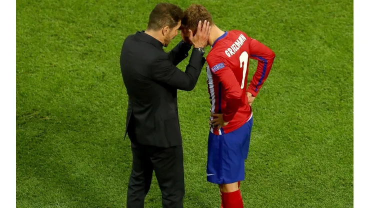 Griezmann y Simeone en el Atlético de Madrid