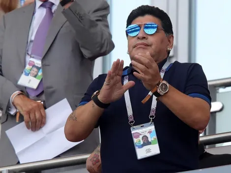 Para Maradona, "Mbappé es la revelación del Mundial"