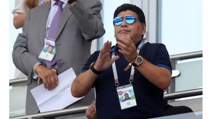 Para Maradona, "Mbappé es la revelación del Mundial"