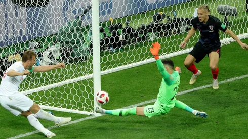 Jugada de Harry Kane ante Croacia