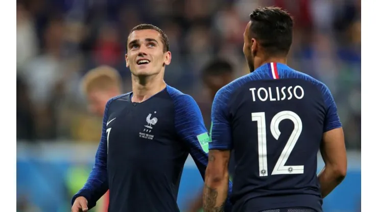 Antoine Griezmann y un rostro de felicidad.