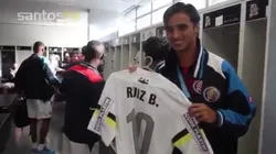 Ruiz ya estuvo en el camerino de Vila Belmiro durante el Mundial de 2014
