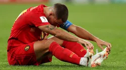 SIN GASOLINA. Eden Hazard durante el final del encuentro contra Francia en Rusia 2018 (Foto: Getty).