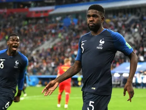 Umtiti, el héroe de Francia, celebró a lo grande en las redes sociales