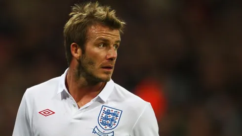 David Beckham en la Selección de Inglaterra.