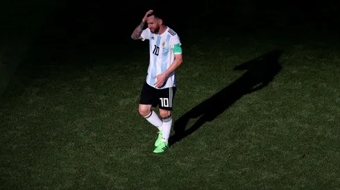 SIN RESPUESTAS. Lionel Messi durante la derrota contra Francia en octavos de final (Foto: Getty).