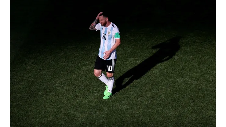 SIN RESPUESTAS. Lionel Messi durante la derrota contra Francia en octavos de final (Foto: Getty).