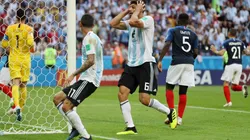 LA JUGADA DEL (CASI) MILAGRO. Fazio se lamenta porque tuvo el posible 4-4 en Argentina contra Francia (Foto: Getty).