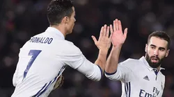 Cristiano Ronaldo y Dani Carvajal, juntos.
