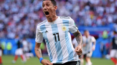 Di Maria grita su gol ante Francia