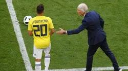 Juan Fernando Quintero fue recibido por la comuna 13, en Medellín.