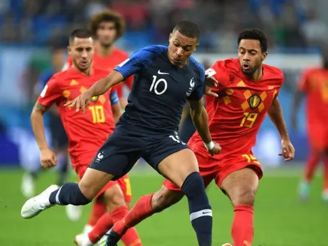 De pie, señores: pisada y taco de Mbappé para asistir a Giroud