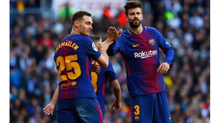 Thomas Vermaelen se refirió al presente de su compañero en Barcelona, el colombiano Yerry Mina