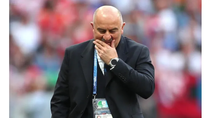 Stanislav Cherchesov, entrenador de Rusia.
