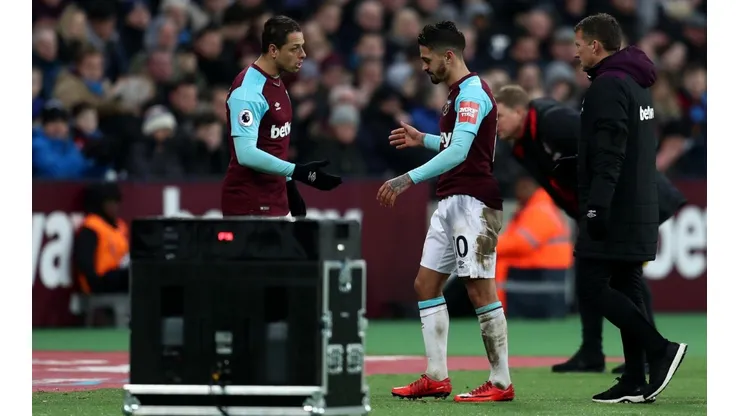West Ham presentó al reemplazante de Lanzini y nuevo socio de Chicharito
