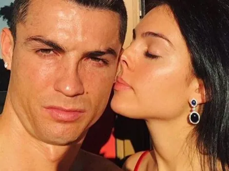 Georgina subió una foto muy hot con Cristiano Ronaldo en sus vacaciones
