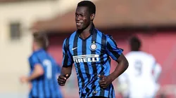 Zé Turbo con la camiseta de Inter de Milán.